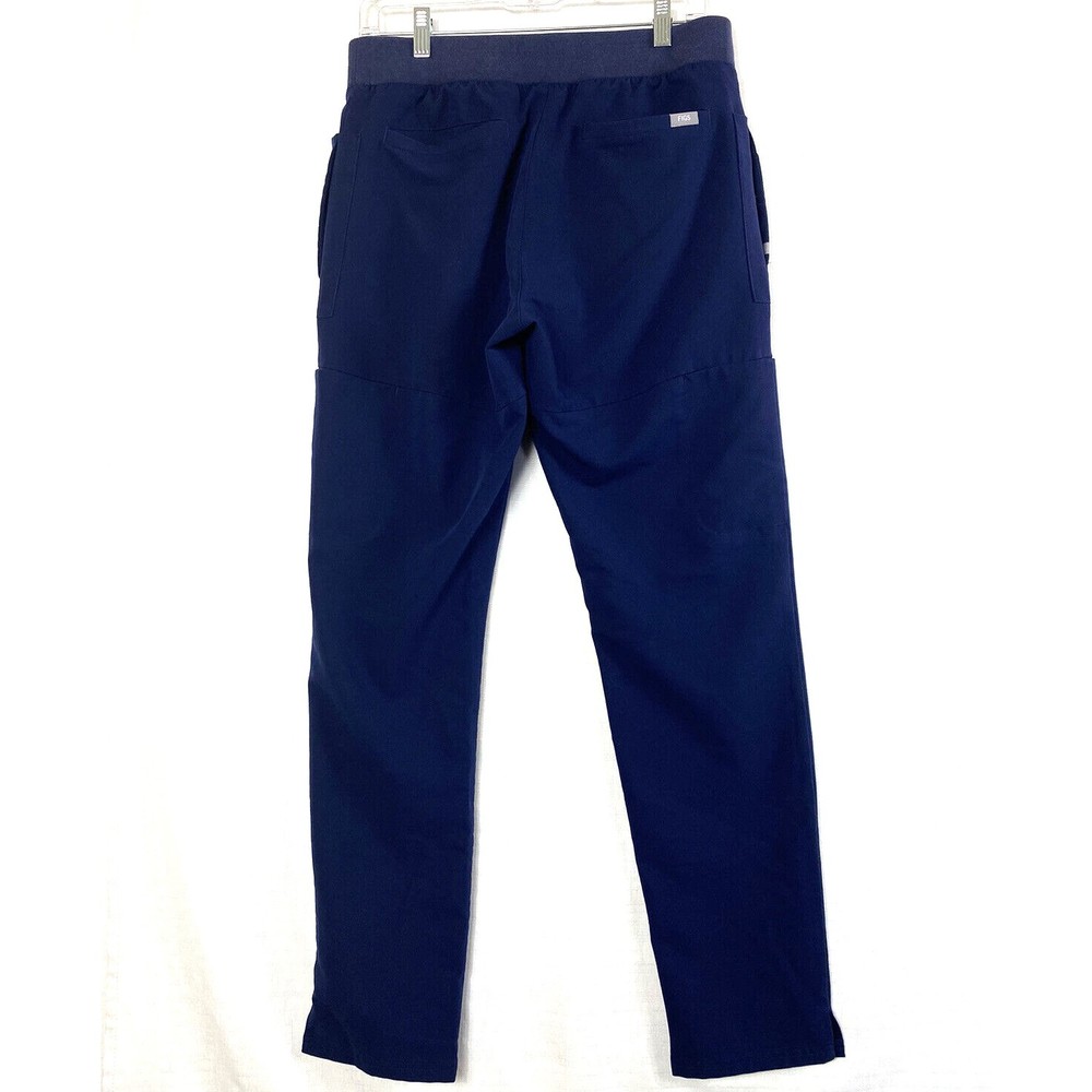 FIGS Scrubs Pants Blue Technical Collection Women's Medium Tall Stretch Comfort - Picture 2 of 13